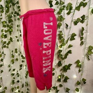 PINK Victoria's Secret Love Pink Shorts - Bold Pink